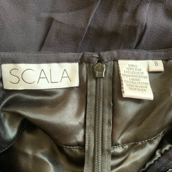 SCALA Sequined Cocktail Party Homecoming Dress - Picture 8 of 9